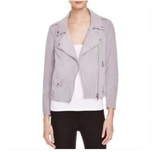 REBECCA MINKOFF 100% Genuine Goatskin Leather Moto Jacket